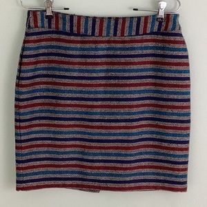 Anthropologie Tulle Striped Skirt